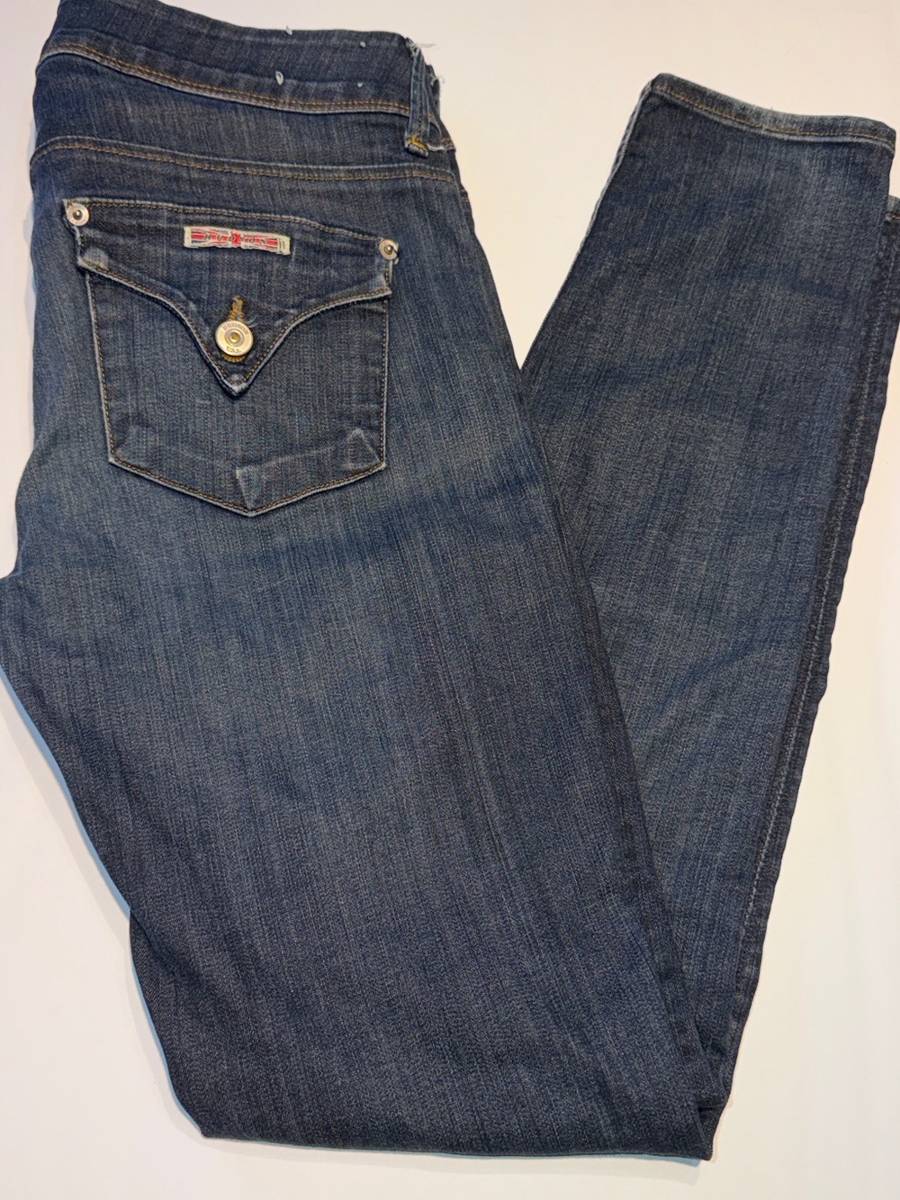 Hudson Collin Flap Mid Rise Skinny Jeans Sz 28 - Picture 11 of 17